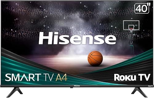 هايسينس تلفزيون روكو ذكي مقاس 40 بوصة فئة ايه 4 بدقة FHD 1080p متوافق مع اليكسا (40A4NR) - صوت دولبي، تصميم اطار رفيع، مساعد جوجل على Amazon.sa - متتبع الأسعار