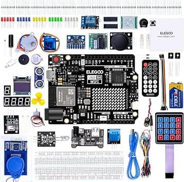 ELEGOO UNO R4 WiFi Super Starter Kit Compatible with Arduino على Amazon.ae - متتبع الأسعار