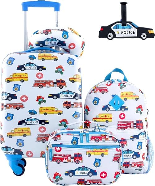 Travelers Club Unisex Kid's 5 Piece Luggage Travel Set على Amazon.ae - متتبع الأسعار