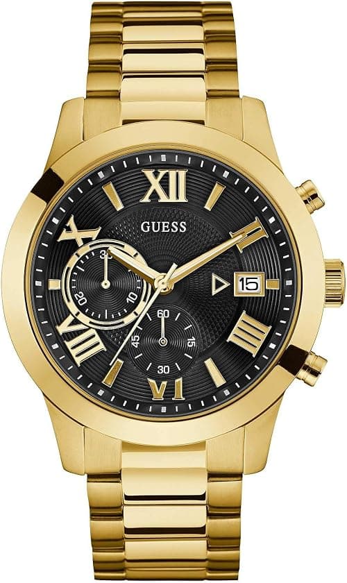 Guess Mens Quartz Watch, Analog Display and Stainless Steel Strap W0668G8 على أمازون - دليلك لأفضل العروض