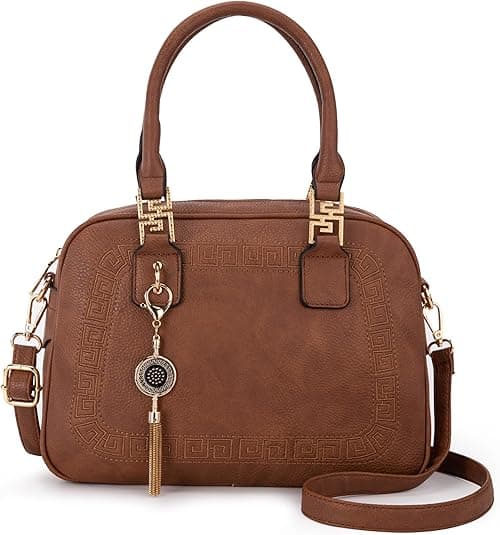 Montana West Small Top Handle Purse for Women Crossbody Satchel Handbag Barrel Bag on Amazon.ae - Price Tracker