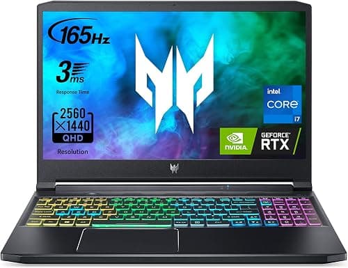 Acer (Upgraded) Predator Triton 300 PT315-53-7691 Gaming Laptop | Intel i7-11800H | NVIDIA GeForce RTX 3070 Laptop GPU | 15.6" QHD 165Hz 3ms IPS Display | 16GB DDR4 | 1TB SSD | Killer WiFi 6 | RGB KB on Amazon.ae - Price Tracker