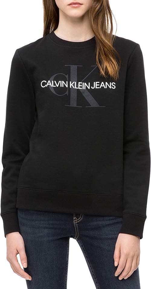 Calvin Klein Women's Monogram Logo Crewneck on Amazon.ae - Price Tracker