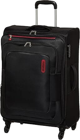 Duncan+ Suitcase, Cabin Size, 4 Spinner Wheels, Soft Top, 100% Polyester, Lightweight|Water Resistant Material|TSA Lock|Front Storage Compartment|Expandable - 3 Years International Warranty on Amazon.ae - Price Tracker