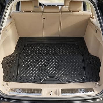 Car Boot Mat, Heavy Duty Waterproof Trunk Liner, Anti-Slip Rubber Cargo Mat, Trimmable Automotive Floor Mats Dustproof, Suv Trunk Mat, Car Interior Protector (Black-Premium) على Amazon.ae - متتبع الأسعار