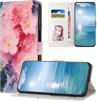 Nadoli PU Leather Case for Motorola Moto G67/G77 5G,Creative Colorful Painted Credit Card Holder Magnetic Closurer Kickstand Wallet Flip Cover with Strap on Amazon.ae - Price Tracker