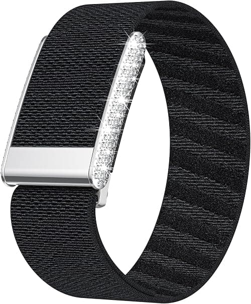 VeveXiao Nylon Loop Strap Compatible With Whoop 5.0 One/Peak Band, Breathable Sports Strap Sweat Absorption Band with Bling Diamond Metal Frame Connector for Men Women on Amazon.ae - Price Tracker