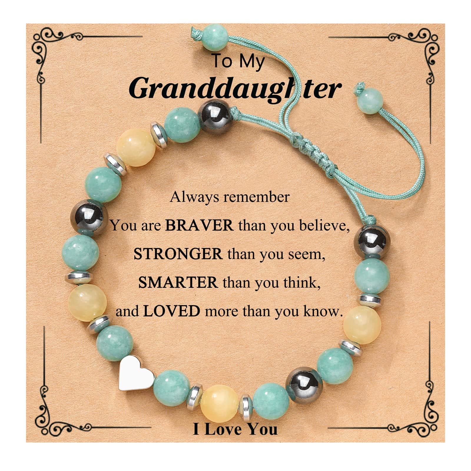 UPROMI To My Daughter/Granddaughter/Niece Bracelet, Birthday Back to School Graduation Christmas Gifts for Girls on Amazon.ae - Price Tracker