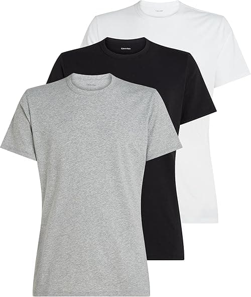 Calvin Klein Mens S/S CREW NECK 3PK Boxer Shorts on Amazon.ae - Price Tracker