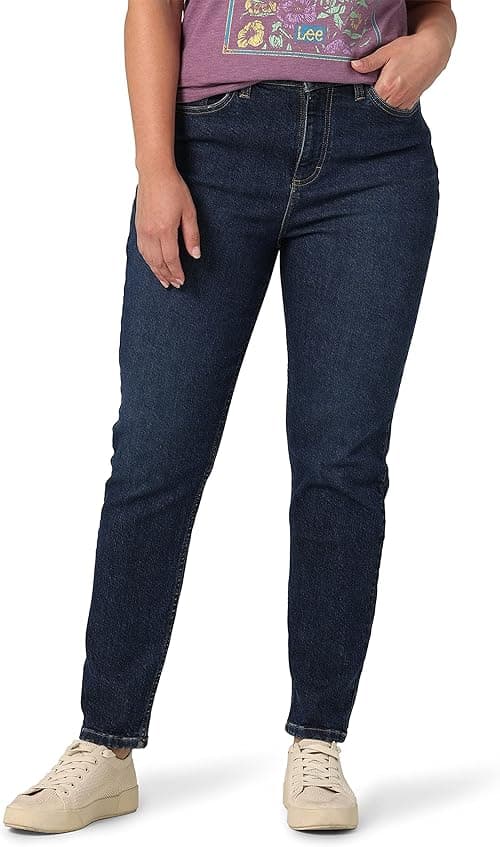 Lee womens High Rise Mom Jean Jeans on Amazon.ae - Price Tracker