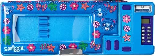 Smiggle Budz Kids Pop Out School Pencil Case for Girls & Boys with Calculator and Sharpener | Leopard Print on Amazon.ae - Price Tracker
