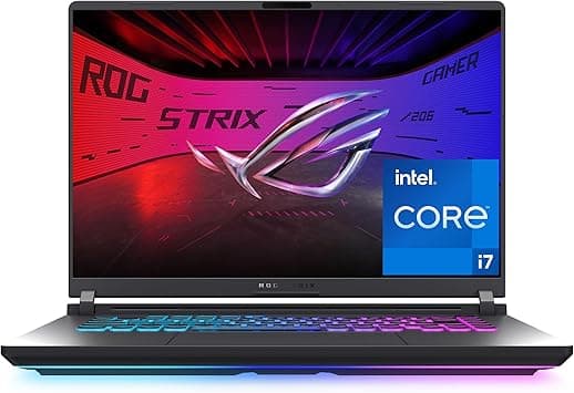 ASUS ROG Strix G16 (2025) Gaming Laptop, 16” FHD+ 16:10 165Hz/3ms Display, NVIDIA® GeForce RTX™ 5060 Laptop GPU, Intel® Core™ i7 Processor 14650HX, 16GB DDR5, 1TB Gen 4 SSD, Wi-Fi 7, Windows 11 Home - Amazon.sa Price Tracker