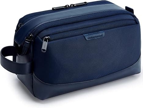 BAGSMART Toiletry Bag for Men, Large Travel Toiletry Organizer, Dopp Kit Water-resistant Shaving Bag for Toiletries Accessories - Nvay Blue on Amazon - Best Deal Finder