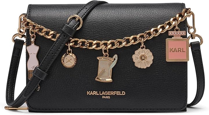 KARL LAGERFELD womens Lourdes Crossbody Crossbody Handbag on Amazon.ae - Price Tracker
