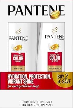 Pantene Pro-V Radiant Color Shine Shampoo and Conditioner Bundle Pack (Packaging May Vary) on Amazon.ae - Price Tracker