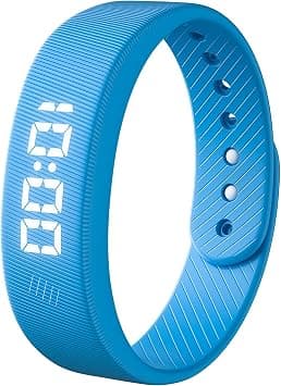 Gosasa Lightweight LED Digital Sport Watch Waterproof Fitness Tracker with Calorie Counter, Pedometer, Vibrating Alarm, USB Rechargeable Silicone Wristband for Men Women, Blue على Amazon.ae - متتبع الأسعار