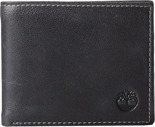 Timberland Men's Leather Wallet with Attached Flip Pocket on Amazon.sa - Price Tracker
