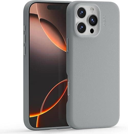MOFT Snap Case MOVAS for iPhone 16 Pro, Magnetic Premium Vegan Leather Phone Case with Smooth Feeling, Enduring Color Minimalist Protective Case, Cement on Amazon.ae - Price Tracker