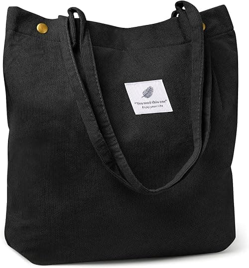 Women Tote Bags Grocery Shoulder Bag Corduroy with Inner Pocket for Work Beach Lunch Travel Shopping Shopper Handbags على Amazon.ae - متتبع الأسعار
