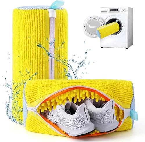 MOMENT Large Shoe Washing Machine Bag – Extra Thick Laundry Shoe Bag for Washer and Dryer, 360° Deep Clean Shoes Laundry Bag, Reusable Shoe Bag for Sneaker washing machine bags on Amazon.ae - Price Tracker
