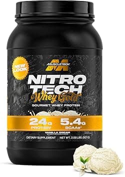 Muscletech Nitro Tech, Whey Gold, French Vanilla Creme, 2.20lbs (999g) on Amazon.sa - Price Tracker