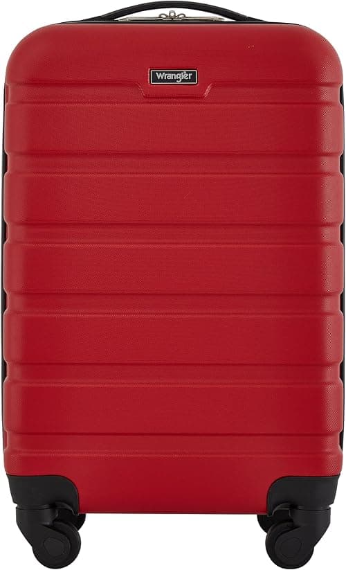 Wrangler Unisex-Adult Hardside Carry-on Spinner Luggage Carry-On Luggage on Amazon - Best Deal Finder