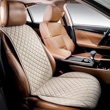IVICY Linen Car Seat Cover for All Seasons Soft & Breathable Front Premium Covers with Non-Slip Protector Universal Fits Most Automotive, Van, SUV, Truck - 1 Unit على Amazon.ae - متتبع الأسعار