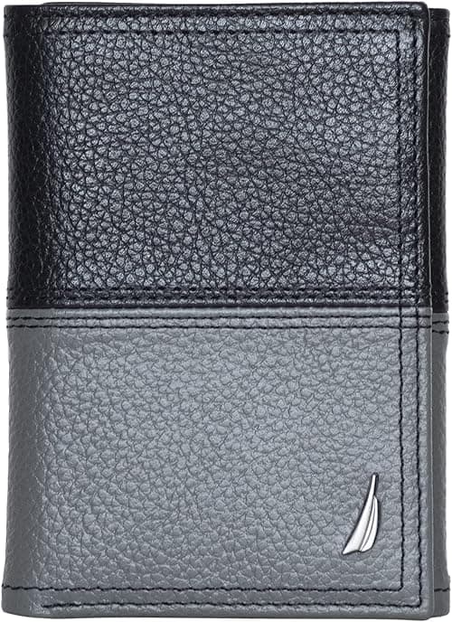 Nautica mens Trifold Leather Wallet Wallet on Amazon.ae - Price Tracker