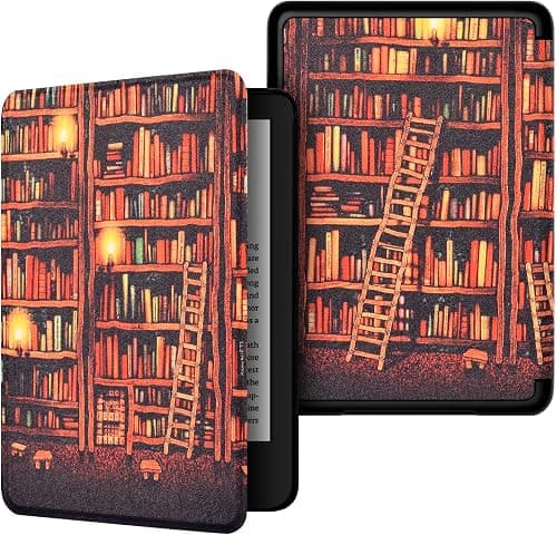 The Covers Fits 7" Kindle Paperwhite 12th Generation and Signed Edition-2024Release, and 7" Kindle Colorsoft Signed Edition, Painted pattern Waterproof Case, with Auto Sleep/Wake (1) على Amazon.ae - متتبع الأسعار