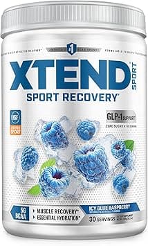 XTEND Sport BCAA Powder with Amino Acids for Recovery & Hydration (30 Servings, Blue Raspberry Ice) on Amazon.sa - Price Tracker