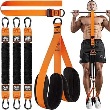 Pull Up Assistance Bands, Heavy Duty Resistance Band for Pull Up Bar, Adjustable Weight/Size with Fabric Feet/Knee Rest, Bands for Pull Up Assist for Strength Training, Patented Pull Up Assist Band on Amazon.ae - Price Tracker