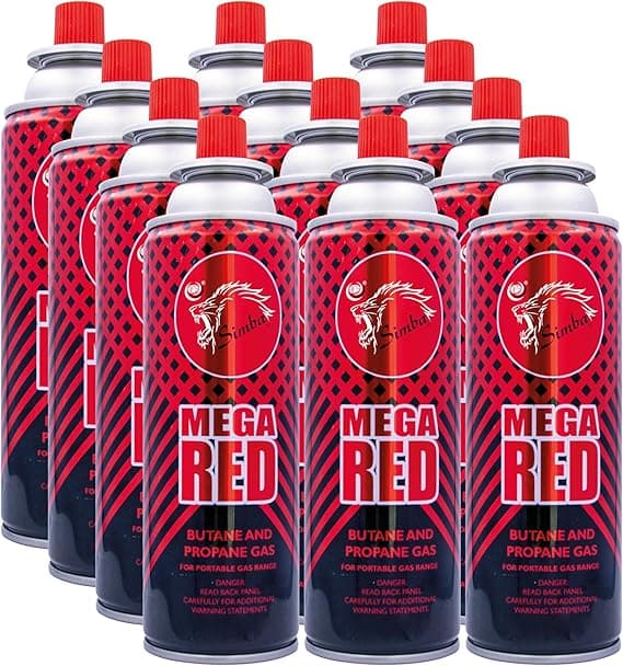 SETS OF SIMBA Portable Stove Gas - 220g - 400ml - Butane Gas for Camping Stoves, HIGH Performance Gas Mix | Butane GAS for Stoves on Amazon.ae - Price Tracker