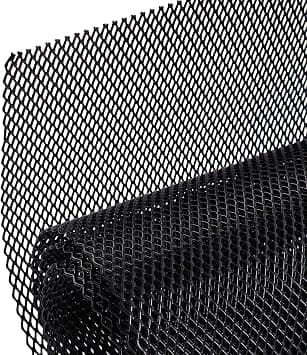 AggAuto 40"x13" Car Grill Mesh - Aluminum Alloy Grille Insert Bumper Rhombic Hole 3x6mm Black on Amazon.ae - Price Tracker