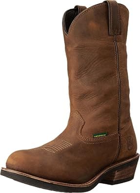 Dan Post Men's Albuquerque Waterproof Pull-On Work Boot Round Toe على Amazon.ae - متتبع الأسعار