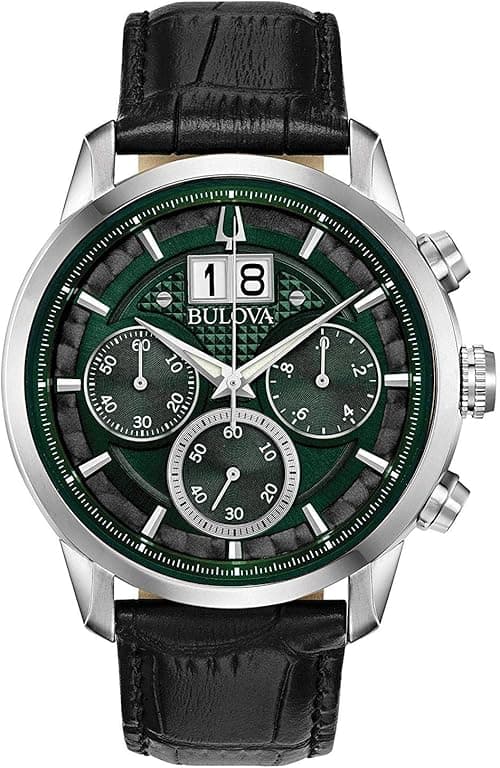Bulova Men's Classic Sutton Big Date Chronograph Watch on Amazon.ae - Price Tracker