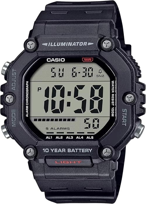 CASIO Men's Watch 10-Year Battery Sporty Digital - AE-1600H-1AVDF on Amazon.sa - Price Tracker