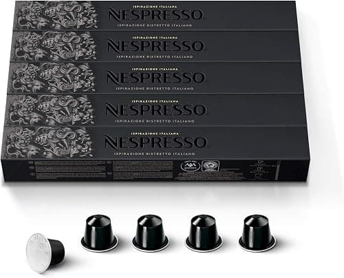Nespresso Original – Bundle of 50 Ristretto Coffee Capsules – Intensity 10 – For Ristretto & Espresso – (5 Cases of 10) on Amazon.ae - Price Tracker