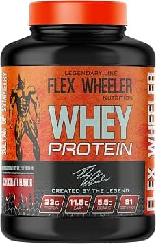 Flex Wheeler Nutrition Whey Protein Powder - 5 lbs (2kg) (Chocolate) on Amazon.ae - Price Tracker