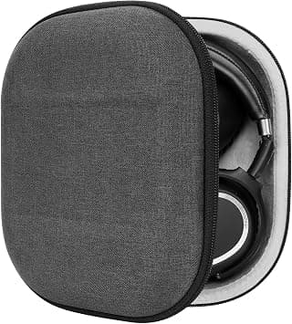 Geekria Shield Headphones Case Compatible with Bose QC Ultra II, Soundcore Space Q45, Skullcandy Crusher ANC 2 and More, Replacement Hard Shell Travel Carrying Bag with Cable Storage (Grey) على Amazon.ae - متتبع الأسعار