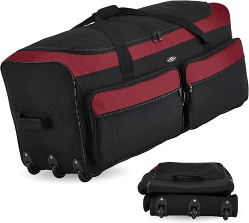 Travelers Club 36" 3-Wheel Rolling Expandable Duffle Luggage on Amazon.ae - Price Tracker