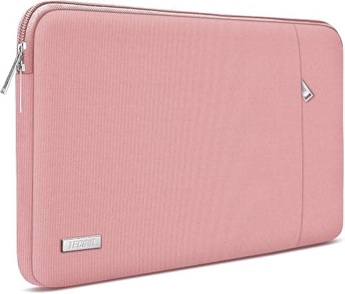 TECOOL 13 Inch Laptop Sleeve Case for MacBook Air M2 M1 2022-2018 13 MacBook Pro M2 M1 2022-2016 12.3 Inch Surface Pro 9 8 7 6 5 4X, XPS 13, HP Envy 13, Pink on Amazon.ae - Price Tracker