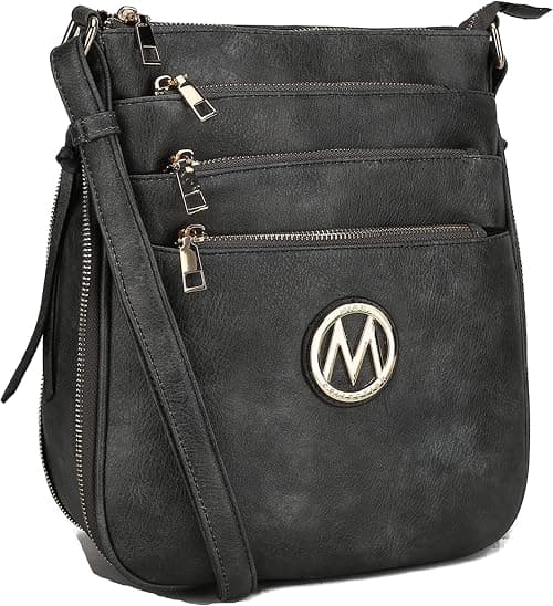 MKF Crossbody Bag for Women – PU Leather Expandable Messenger Purse – Designer Pocketbook Handbag Shoulder Strap on Amazon.ae - Price Tracker