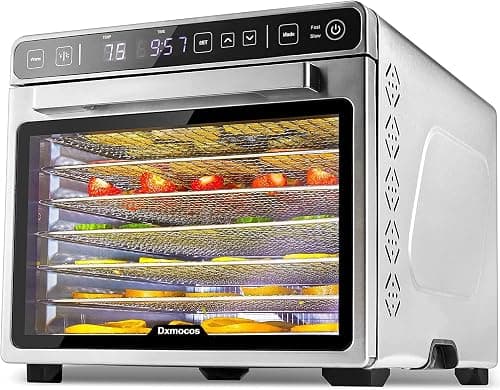 7 Layer Food Dehydrator Machine, Digital Adjustable Timer and Temperature Control, Dryer for Herb, Meat, Beef, Fruit and Vegetables, Over Heat Protection, Stainless Steel Trays on Amazon.ae - Price Tracker