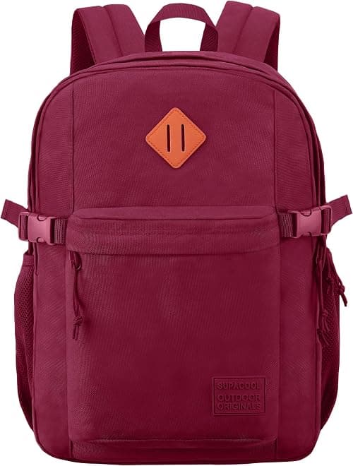 SUPACOOL Lightweight Casual Backpack for Men and Women, Large Backpack for School Boys and Girls على Amazon.ae - متتبع الأسعار