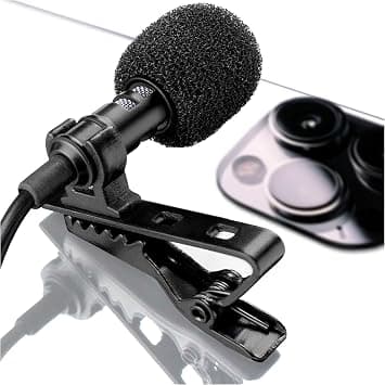 Lavalier Lapel Microphone Omnidirectional Mic with Easy Clip On System Perfect for Recording Youtube/Interview/Video Conference/Podcast/Voice Dictation/iPhone on Amazon.ae - Price Tracker