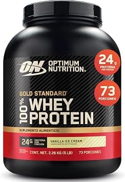 Optimum Nutrition 100% Whey Gold Standard, Vanilla, 5 lb على أمازون - دليلك لأفضل العروض