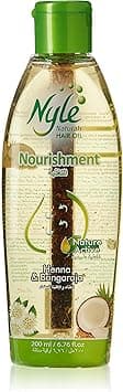 Nyle Nourishment Hair Oil with goodness of natural extracts of Henna and Bringaraja (200ml) on Amazon.ae - Price Tracker