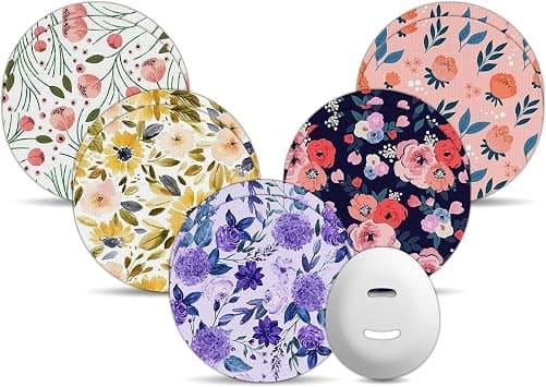 Flower Dexcom G7 Over Patches, 10-Pack Dexcom G7 & Stelo Adhesive Patches Waterproof Bump-Proof with Hard Cap, Breathable Medical Overpatch, 10-Day CGM Protection (P.Flower) على Amazon.ae - متتبع الأسعار