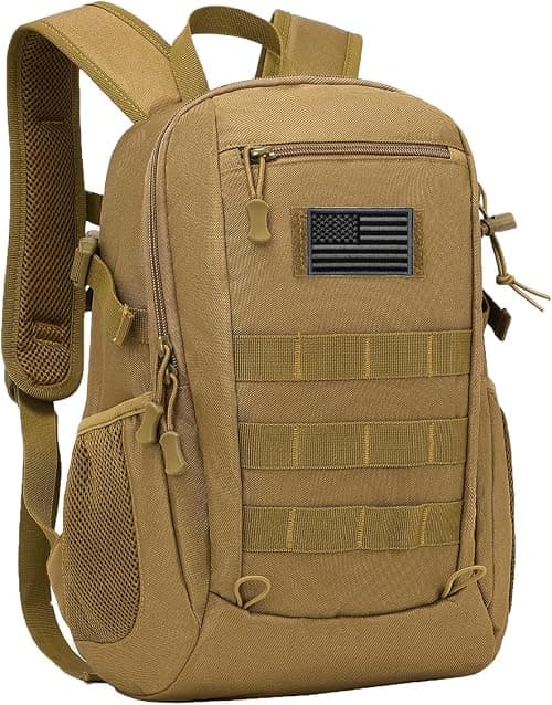 ArcEnCiel 10L/20L Mini X-Small Tactical Backpack MOLLE Daypack Gear Pack Camping Bag with Patch on Amazon.ae - Price Tracker