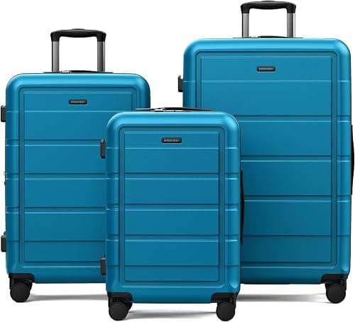 SHOWKOO Luggage Hardside Expandable PC+ABS Durable Lightweight Carryon Travel Suitcase with Double Wheels on Amazon - Best Deal Finder